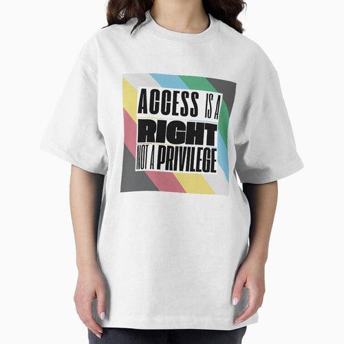 Access is a Right Not a Privilege | Disability Pride Flag Design by spooniecentral