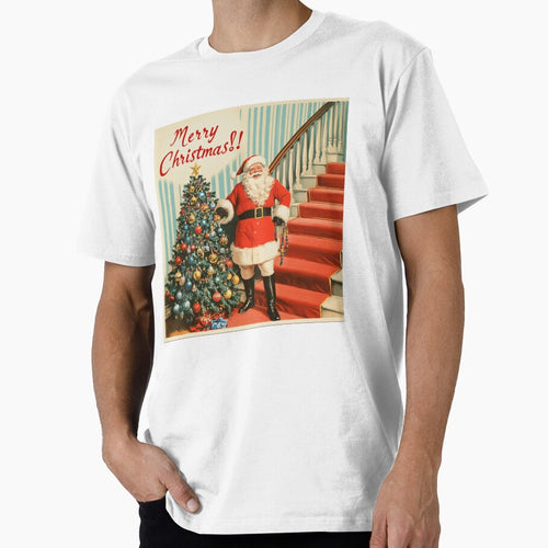 50's retro santa clause with christmas tree by The Art of Kkatarynka