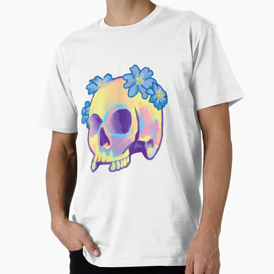 Skull and Flowers by samscissorhart