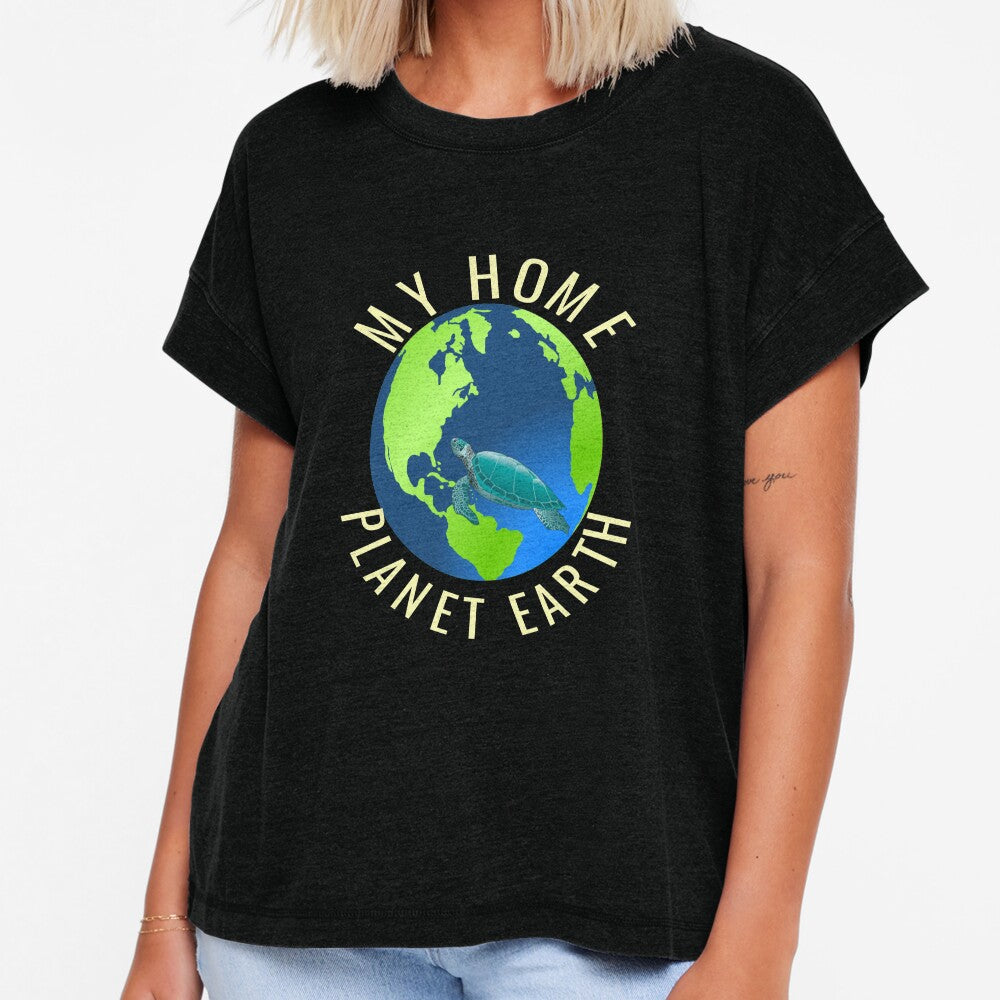 Planet Earth Home To Sea Turtle Gifts by walkingrock