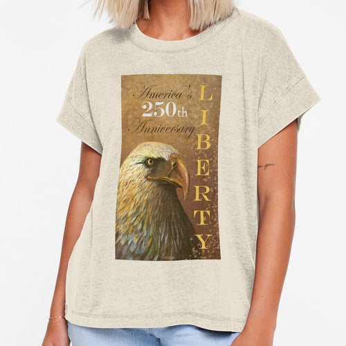 250th Anniversary - American Liberty Eagle in Gold by ABG Inspirational Art