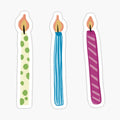 Birthday Candles by Sophie Louise Arts