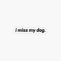 i miss my dog. by princess-coded