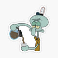 Squidward (and his coffee) by sian hornby