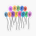 happy birthday balloons by kelseycecelia